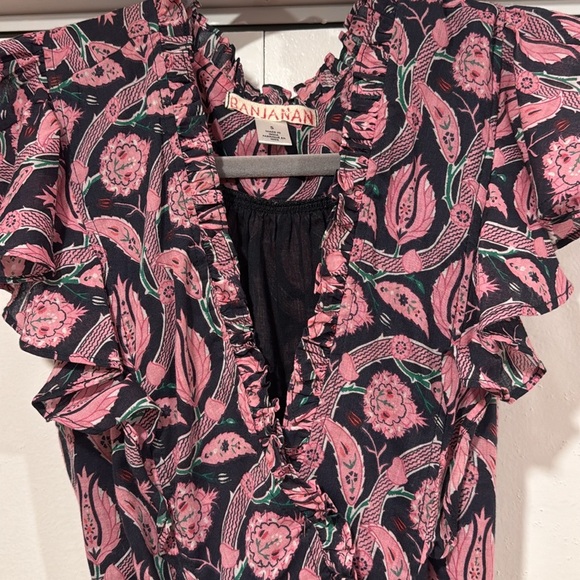 Banjanan Black Sultans Vine Bourbon Dress - Small - Picture 3 of 5